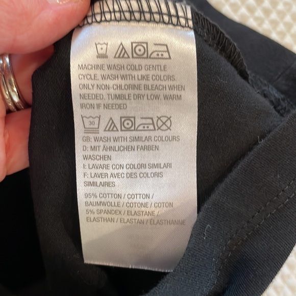 Denim & Co cotton midi dress with square neckline. Size XS, but fits more like M - Picture 6 of 6